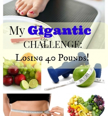 Read more about the article My Gigantic Challenge: I Need to Lose 40 lbs.